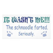 Schnoodle Customized Photo Card