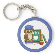 Scholar Owl Keychains