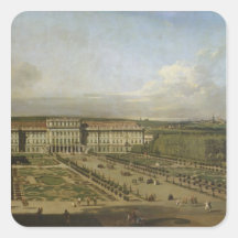 Schonbrunn Palace and gardens, 1759-61 Square Stickers