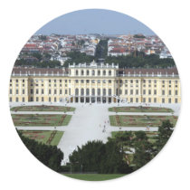 schönbrunn round sticker