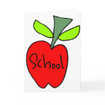 School Apples Cards