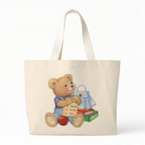 School Bear Canvas Bags