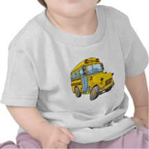 School Bus Cartoon Tees