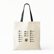 School bus driver tote bags