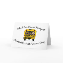 School Bus Drivers Transport Precious Cargo