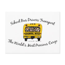School Bus Drivers Transport Precious Cargo