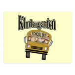 School Bus Kindergarten Tshirts and Gifts Postcard