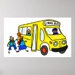 School Bus Print