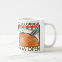 School Cafeteria Coffee Mugs