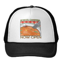 School Cafeteria Mesh Hat