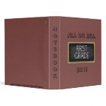 School Collection First Grade Binder Add Text?