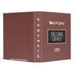 School Collection Second Grade Homework Binder