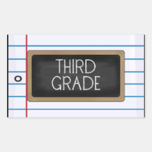 School Collection Third Grade Fun Stickers