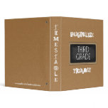 School Collection Third Grade Study Notes Binder