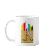 'School' Crayons Mugs