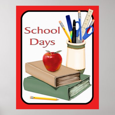 School Days Print by Spice