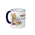 School Days Teddy - Preschool Teacher mugs