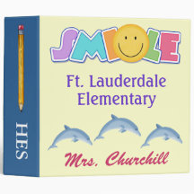 School Dolphin Smile Binder - SRF