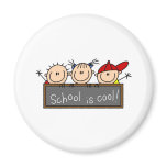 School is Cool Fridge Magnets
