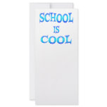 School is Cool Rack Card Template