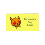 School Labels ( fun cat )
