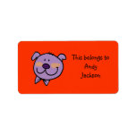 School Labels ( fun pig )