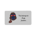 School Labels ( gorilla )