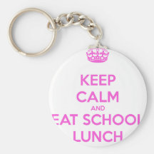 School Lunch Lady Loves Nutrition Key Chains