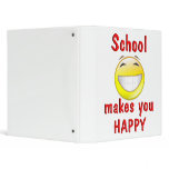 School Makes You Happy binders