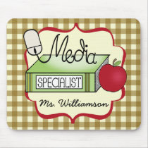 School Media Specialist Mouse Pad mousepads
