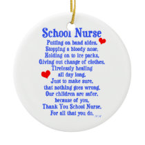 School Nurse Ornament
