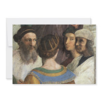 School of Athens (detail) by Raphael or Raffaello Invite