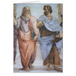 School of Athens (detail - Plato & Aristotle) Greeting Cards