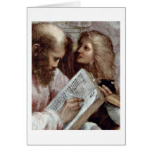 School Of Athens Detail: Pythagoras By Raffael Greeting Cards