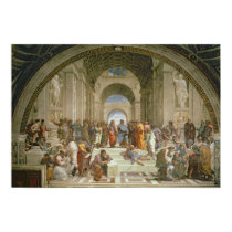 School of Athens, from the Stanza della posters