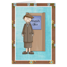 School Principal Thank You Card
