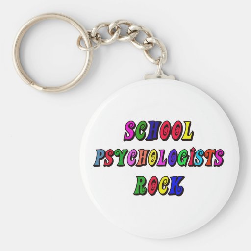 SCHOOL PSYCHOLOGIST ROCK KEYCHAINS