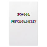 SCHOOL PSYCHOLOGIST stationery