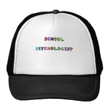 SCHOOL PSYCHOLOGIST TRUCKER HATS