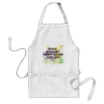 SCHOOL SECRETARIES DESERVE FLOWERS APRON