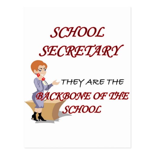 SCHOOL SECRETARY 2 copy Post Cards