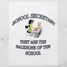 SCHOOL SECRETARY FULL COLOR FLYER