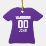 School Sports Jersey Custom Ornaments ornaments