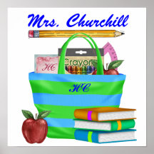 School Teacher's Classroom Poster - SRF