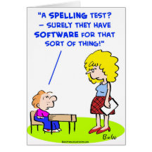 school teachers spelling test software cards