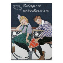 Schoolroom Love Greeting Cards