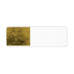 Schooner And Vintage Map Labels