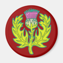 Schottland Distel Scotland thistle Kühlschrankmagnete