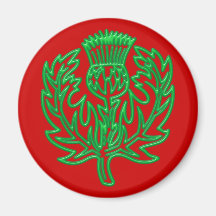 Schottland Distel Scotland thistle Kühlschrankmagnet