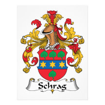 Schrag Family Crest Custom Invitations
